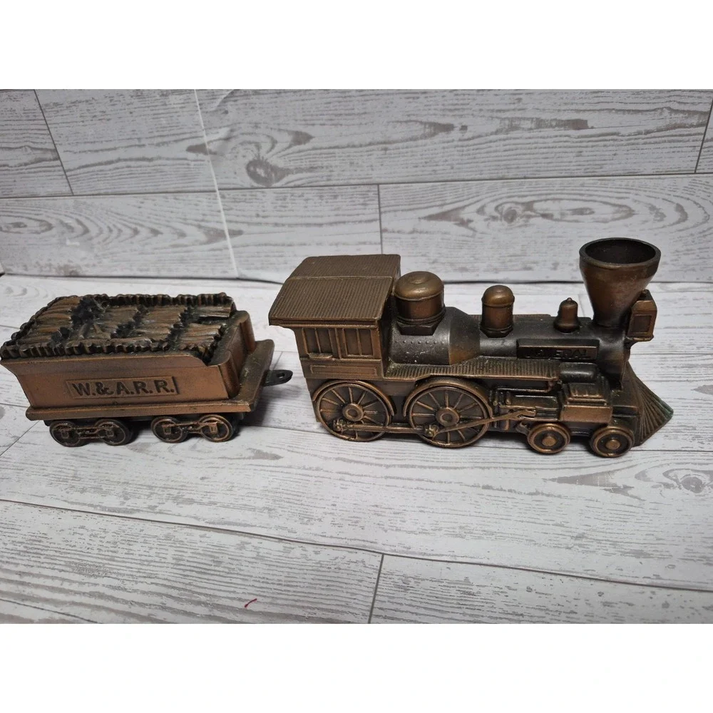 1974 Banthrico Chicago General Train Tender Diecast Coin Bank W. & A.R.R.